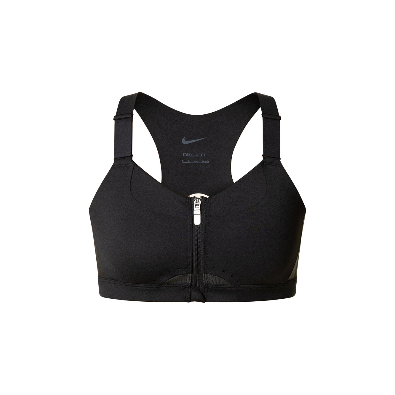 AS W NK DF ALPHA ZIP-FRONT BRA (WT ZIPF Br)